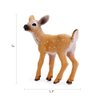 RESTCLOUD Deer Figurines Cake Toppers, Deer Toys Figure, Small Woodland Animals Set of 3