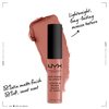 NYX PROFESSIONAL MAKEUP Soft Matte Lip Cream, Lightweight Liquid Lipstick - San Francisco (Peachy Brown Nude)