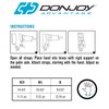 DonJoy Advantage DA161WB01-GRY-XS, S-L Stabilizing Elastic Wrist Brace for Carpal Tunnel, Sprains, Strains, Tendonitis, Instabilities, Palm Stay