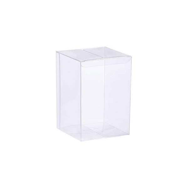 YOZATIA 12PCS Transparent Boxes 3 x 3 x 6 inch, Candy Box, Clear Favor Boxes Gift Boxes for Wedding, Party and Baby Shower Favors