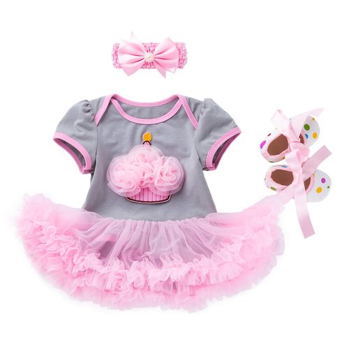 Reborn Baby Doll Clothes Accessories Set for 20-23 inch Newborn Girl Boy Dolls 3Pcs Grey Outfit