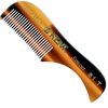 Kent A 81T 2.8" Pocket Comb – Fine Tooth Beard & Mustache Comb, Ideal for Travel Grooming Kits. Perfect for Beard Care, Grooming, and Styling.