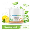Mamaearth Vitamin C Sleeping Face Mask | Overnight Restorative Night Time Skincare | Hydrating Cream-Gel Mask for Radiant Skin | No Paraben | 3.53 Oz (100g)