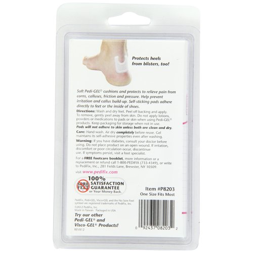 PediFix Pedi-gel Callus Pads, 2-Count