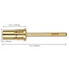 Pana Loxo Gold Easy-Off Mandrel Bit 3/32" Shanks- For Nail Drill/File (Quantity: 2 Pieces) Made in USA