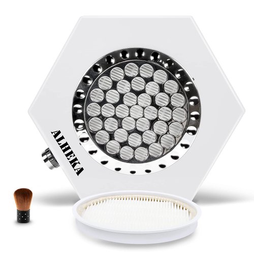 Alheka Nail Dust Collector, 80W Adjustable With 2 Reusable Filters, Vacuum Dust Collector for Acrylic Nails