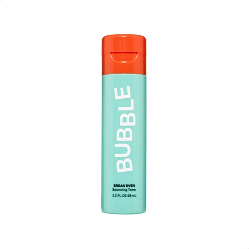 Bubble Skincare Break Even Balancing Face Toner - Gentle Exfoliating Toner & Pore Minimizer for Normal to Oily Skin Types - Skin Care Formulated with Green Tea Extract and Niacinamide (100ml)