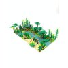General Jim's Tropical Rainforest Modular Building Block Bricks Set Complete with Trees Plants, Animals and Rocks Botanical Building Blocks for Hours of Imaginative Fun for Teens and Adults