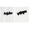 Sup-Coente Gothic Hair Clips Bat Wings Mini Goth Hair Accessories Black Punk Halloween Small Hairclip For Women