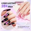 SUPWEE 12 Colors Cat Eye Gel Polish with Magnetic Stick, Chameleon Magnetic Gel Polish Kit Trible Colors Effect Galaxy Cateyes Nail Polish Gel Collection Home DIY Manicure for Women Girl