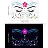 Tattoo stickers, temporary tattoos, glowing fun tattoos that can be used at parties, festivals (10 * 10.5cm)