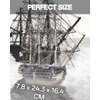 Piececool 3D Metal Puzzles for Adults, HMS Victory Battleship Model Kits Building DIY Models Puzzles, Great Gift Ideas - 389Pcs