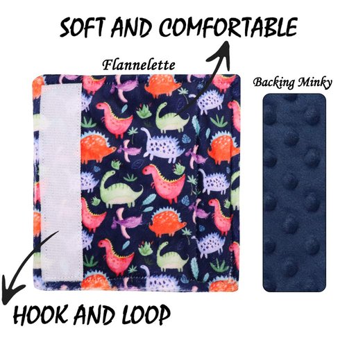 Dinosaur Car Seat Belt Covers for Baby, Toddlers Stroller Seat Strap Covers, Car Seat Straps Shoulder Pads for Girls Boys, Minky Seat Belt Protectors for Car Seats, for Kids Newborn Infants