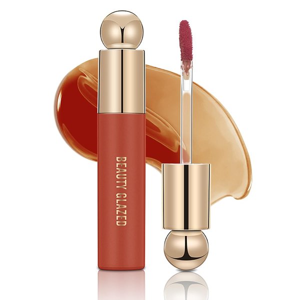 MYUANGO Hydrating Lip Care Lip Tint, Moisturizing Lip Oil,Shiny Lip Glow Vegan Plumping Lip Gloss for Dry Lips (105, Travel Size)