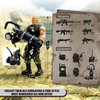 Baimiby 12 Pcs Army Men Action Figures,Military Soldier Toy Military Playset for Boys,US Army Men Action Figure with Weapon,Army Toy Set for Boys Age 4-7