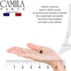 Camila Paris AD115/6 French Hair Clip for Women, Set of 6 Extra Small Girls Hair Claw Clips Jaw Fashion Durable Styling Hair Accessories for Women, Strong Hold No Slip Grip, Made in France