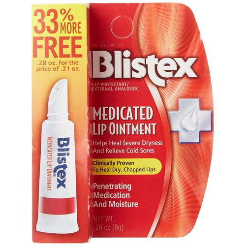 Blistex Medicated Lip Ointment 33% More Free (4 Pack)