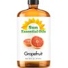 Sun Essential Oils - Grapefruit Essential Oil 16oz for Aromatherapy, Diffuser, Enhance Mood, Stress Ease - Grapefruit Oil - Grapefruit Essential Oil Bulk - Aromatherapy Oil