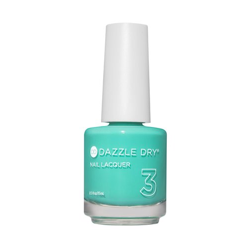 Dazzle Dry Nail Lacquer (Step 3) - Coastal Cabana - A bright semi-sheer aquamarine. (0.5 fl oz)