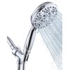 Shower Head with Handheld High Pressure-Full Body Coverage Powerful Rain Showerhead Extra 60" Long Hose and Adjustable Brass Joint Holder- The Perfect Detachable Heads for Bathroom Upgrade