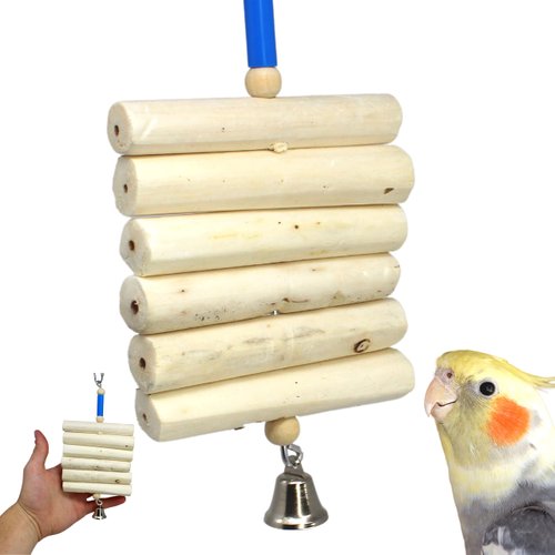 Bonka Bird Toys 3559 Natural Sola Chewing Shredding Foraging Parrot Cockatiel Parrotlet African Grey