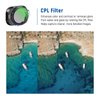 NEEWER ND Filter Set Compatible with DJI Mini 3/Mini 3 Pro, 6 Pack CPL ND8 ND16 ND32 ND64 ND128 Neutral Density Filter Drone Lens Accessory, Multi Coated HD Optical Glass, Aluminum Alloy Frame