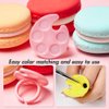 AKOAK 4 Pcs Mini Ring Tray Palette Nail Polish Glue Container Manicure Tool
