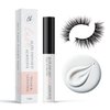 Lash Glue for Sensitive Eyes - Non-Irritating Gentle Formula - Fast Drying 24 Hour Hold - Water Resistant Dries Clear - Cluster Strip Adhesive False Eyelash Extensions - No Mess No Tears