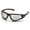 Pyramex XSG Reader Safety Glasses, Black Frame/Clear Anti-Fog + 1.5 Lens