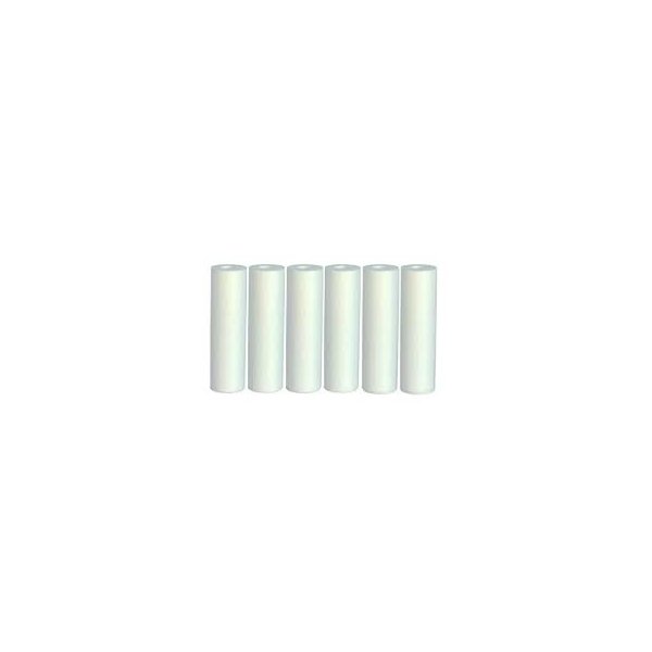 CFS – 6 Pack Whole House Premium Spun Polypropylene Water Filter Cartridges Compatible with P5A, P5 Models – Removes Bad Taste and odor – Replacement Filter Cartridge – 5 Micron – White