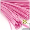 The Crafts Outlet Chenille Stems, Pipe Cleaner, 12-inch (30-cm), 25-pc, Fuchsia