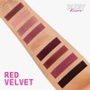 Ruby Kisses Eyeshadow Palette Highly Pigmented Eye Makeup 9 Shades Matte Shimmer Metallic Eyeshadow Palette (Red Velvet)