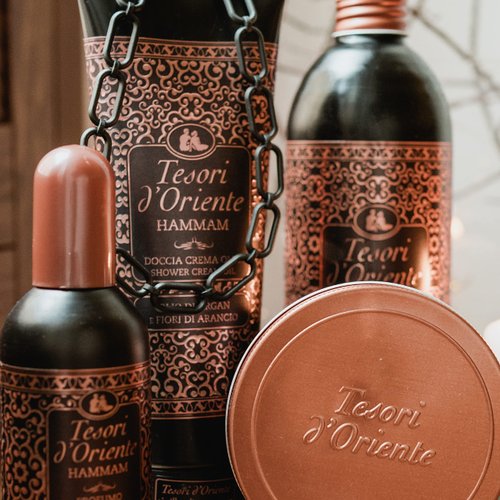 Tesori d'Oriente Hammam Shower Gel For Women & Men - 250 Ml (8.45us Fl Oz) [ Italian Import ] (Argan Oil & Orange Blossom)