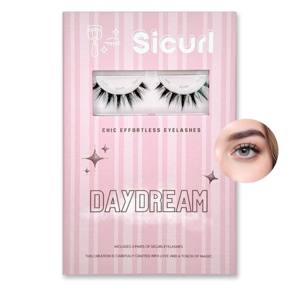 The Daydream wispy Lashes Clusters - Eyelash Extension Clusters Kit-Natural Look Eyelashes - Doll Eye Spiky Anime Lashes -Easy to Apply-Hybrid Salon Style Lashes-5 Sets Of Lashes