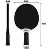 Senston Table Tennis Rackets Set, Professional Table Tennis Racket with 3 Balls, Composite Rubber Ping Pong Paddle Set