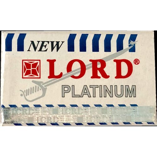 Lord Platinum Double Edge Safety Razor Blades, 100 blades (5x20)