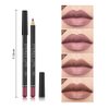 FLYEEO 12 PCS Nude Red Deep Red Brown Matte Lip Liner Pencil Set Waterproof Long Lasting Lip Liner Lipstick for Women