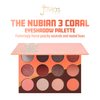 Juvia's Place Palette The Nubian 3 Coral - Peachy Neutrals, Muted Hues, Shades of 12, Matte & Shimmer Shades, Pigmented Makeup Palette Eye Color & Shine, Pressed