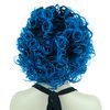 Lydell 12" Super Curly Wigs Ombre Black Blue Hair Synthetic Headband Wigs (1+T4330)