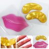Permotary 15 Pairs Collagen Crystal Eye Mask and 15 Pcs Collagen Crystal Lip Mask, Under Eye Patches and Lip Pads, Collagen Crystal Mask Set for Moisturizing, Reducing Fine Lines & Dark Circles