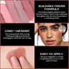 FOCALLURE Cream Blush Makeup,Buildable Blush Stick for Cheeks,Matte and Dewy Finish,Long Wearing,Easy Application,Lightweight Multi Stick,BURNING CLAY
