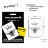 INKARTLINK Temporary Tattoos, Semi Permanent Tattoos Adult Art Designs Waterproof Temporary Tattoos Party Favors Tattoo Stickers Realistic, No Adhesive, Lasts 1-2 Weeks (Queen Bee)