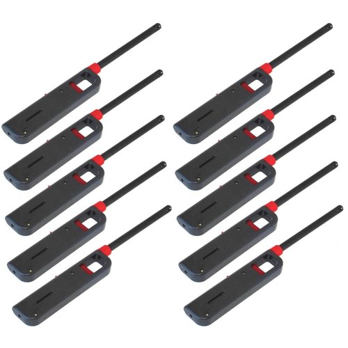Makerstep 10 Pack Refillable Lighter for Kitchen Camping Grilling BBQ Home Adjustable Flame