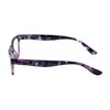 Calabria R773 Designer Colorful Reading Glasses +3.00 Purple Men Women Classic Readers Trendy Eyeglass w/Soft Case