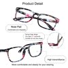 YEIN Progressive Multifocus Reading Glasses, Spring Hinge Blue Light Blocking Glasses for Women, No Line Multifocal Readers with Clear Lenses (+0.00/+2.50 magnification)