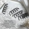 30-Piece Spiral Hair Pins, Twist Corkscrew Spin Pins with Non-Scratch Rounded Clips for Women's Hair Styling DIY (Black)
