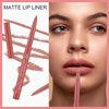 12 Colors Matte Lip Liner/Lipstick Set,One Step Lips Makeup Kit,Velvet Nude Collection Waterproof Long Wear Lip Gloss, Lip Liner for Women To Create The Perfect Matte Lip Look!