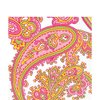 Amscan Decorative Peppermint Paisley Party Lunch Paper Napkins (16 Pack), 6.5 x 6.5, Green