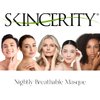 Skincerity Nightly Breathable Masque - Apple, Grapeseed Oil and Vitamin E, Anti-Aging, Reduce Pore Size and Wrinkles, Hydrating and Nourishing, Radiant and Brightened Complexion