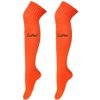 Luwint Knee High Socks for Soccer Baseball Costume, Men and Women size 6-10, 1 Pair (Orange)